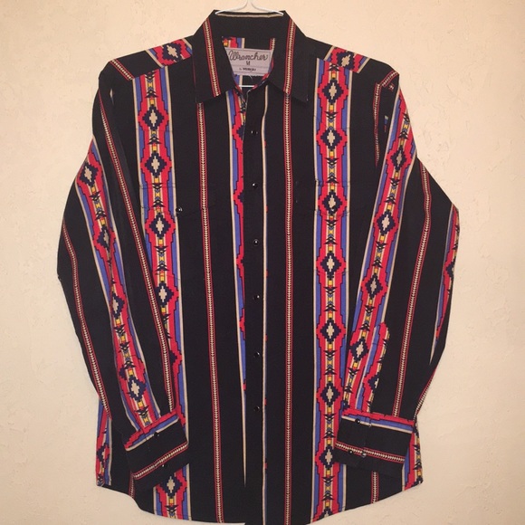 wrangler aztec shirts